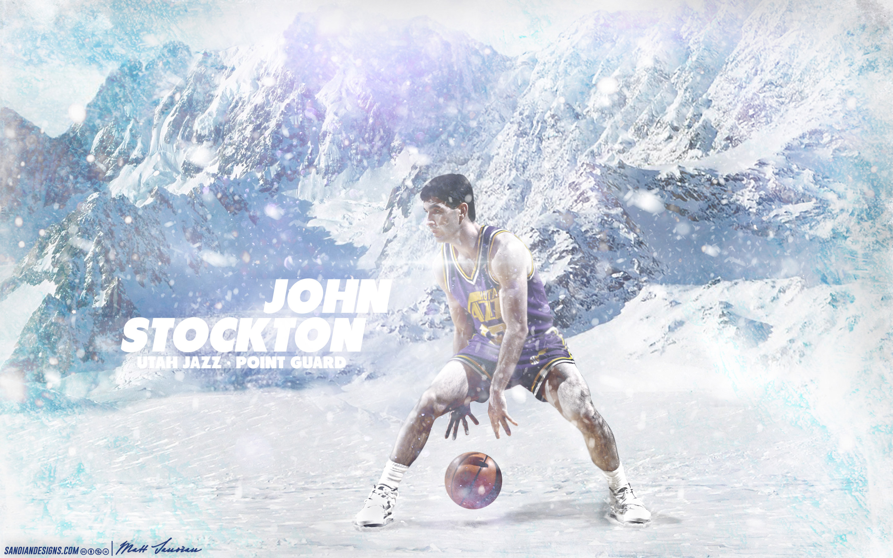 John Stockton Wallpaper Basketball At Basketwallpaper