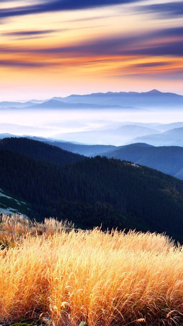 Beautiful Mountain Scenery iPhone Plus And Wallpaper