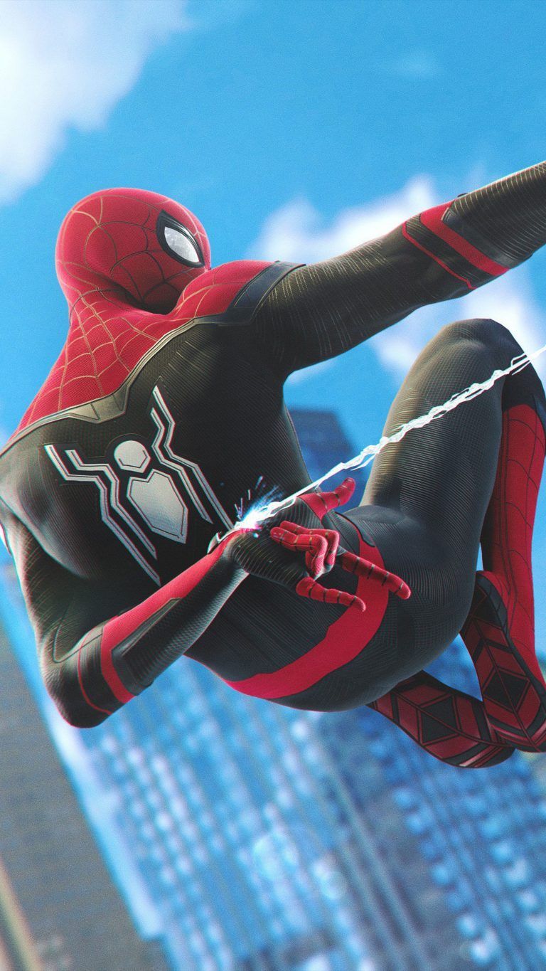 Spider Man Far From Home Ps4 4k Ultra HD Mobile Wallpaper Marvel