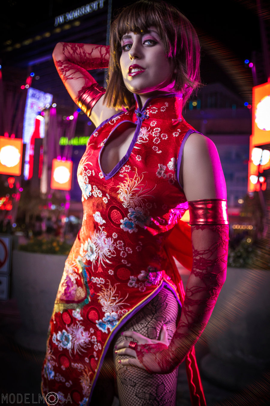Tekken Anna Williams Cosplay Chaos Judgement By Khainsaw On