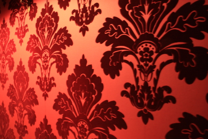 Red Velvet Wallpaper By Scottish Textile