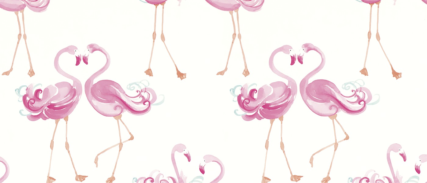Pretty Flamingo Wallpaper At Laura Ashley