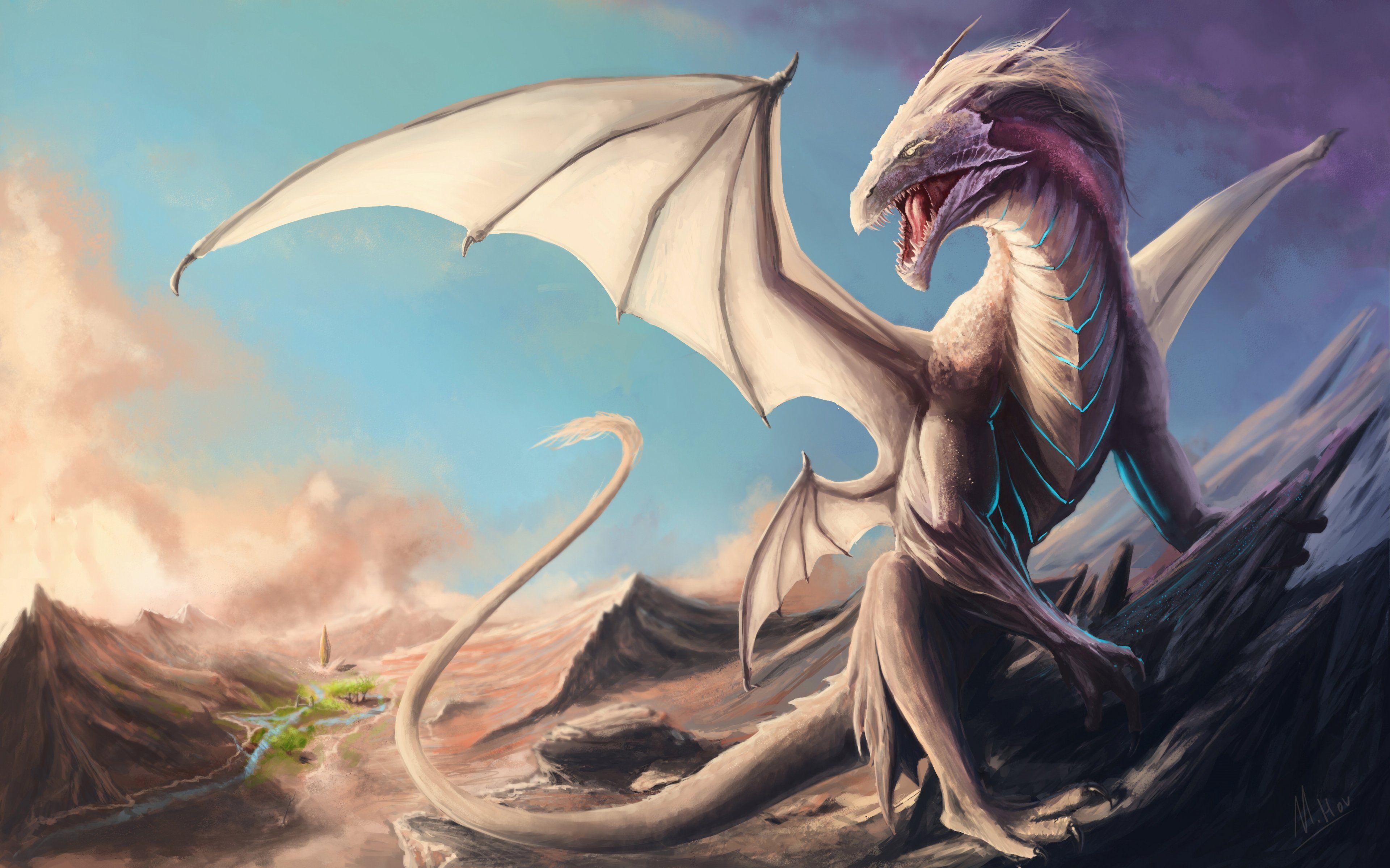Wind Dragon Wallpaper Top Background