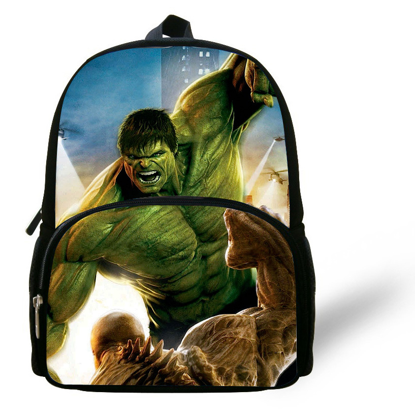 Hulk Bag School Cool Avengers Mochila Infantil Backpack Kids Jpg