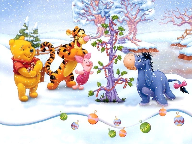 Christmas Image Winnie The Pooh Wallpaper Photos