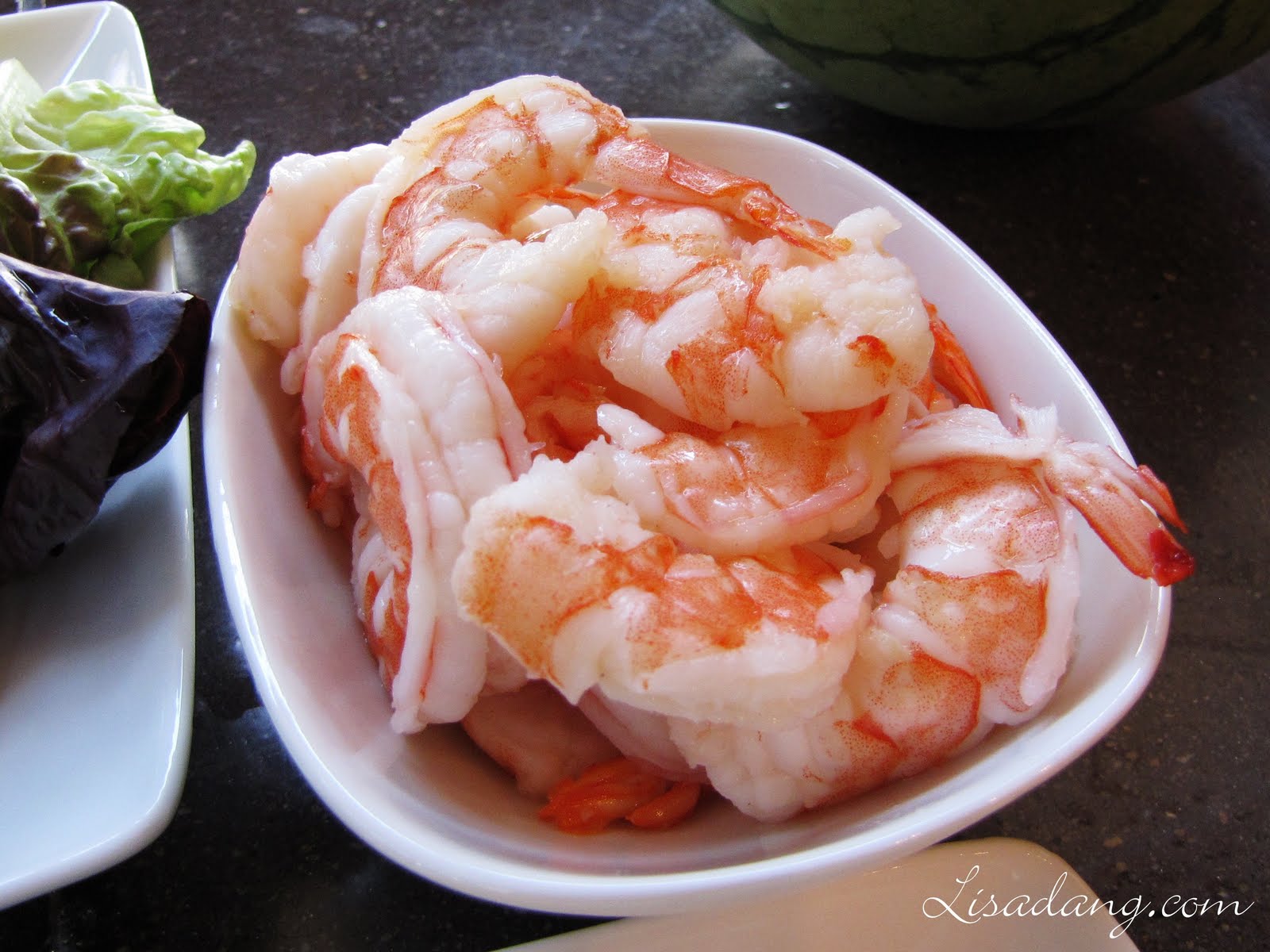  Figure 2 shrimp halves per spring roll so one whole shrimp per roll