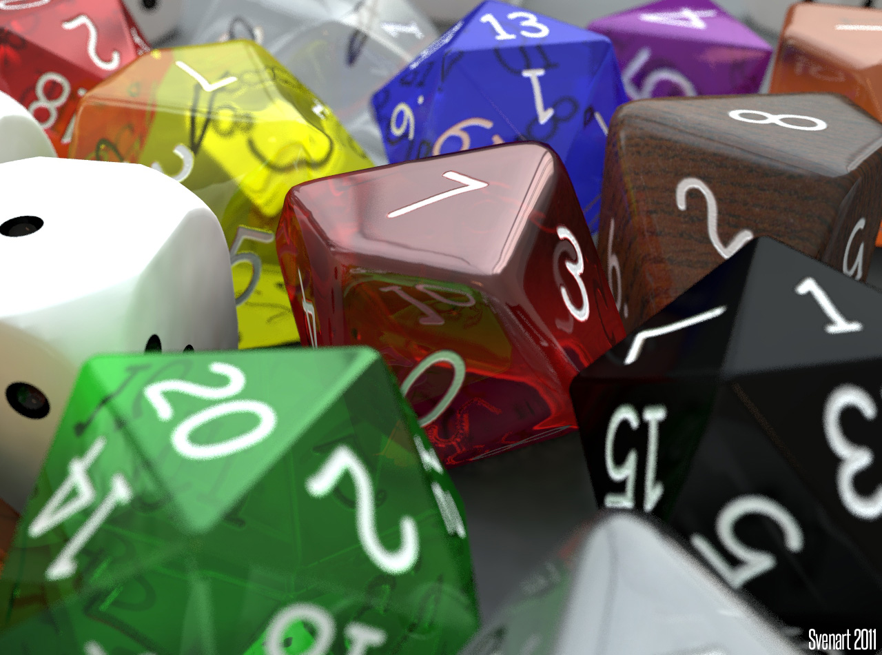 Roleplaying Dice By Svenart