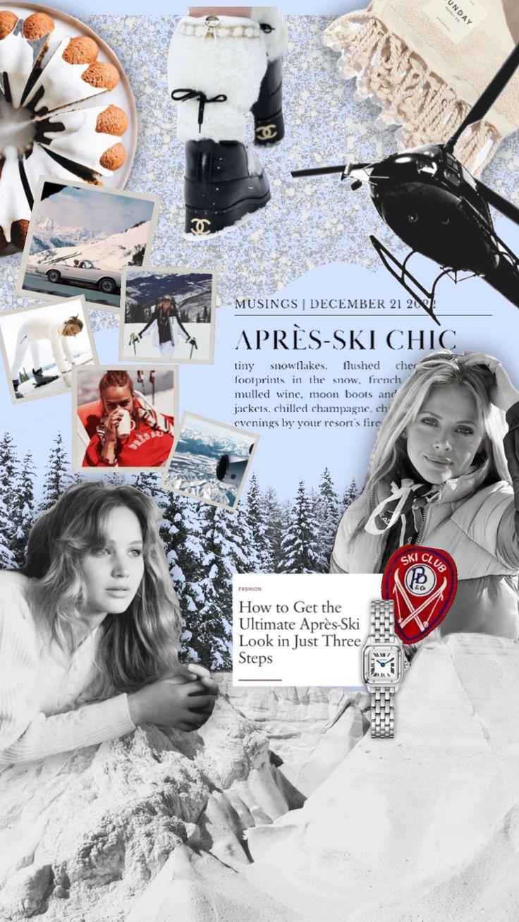 Apresski Aesthetic Moodboard Wallpaper Fashion Outfitinspo