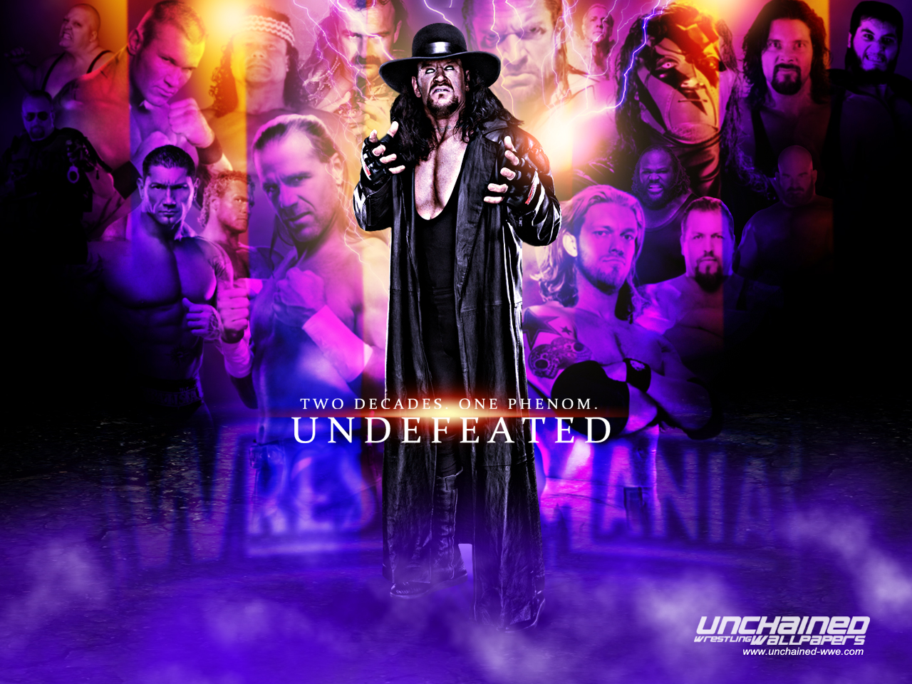 Undertaker Undefeated Wwe Wallpaper