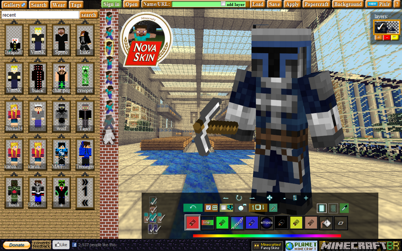 Nova Skin - Personalized Minecraft Wallpapers  Minecraft wallpaper, Cute  tumblr wallpaper, Wallpaper