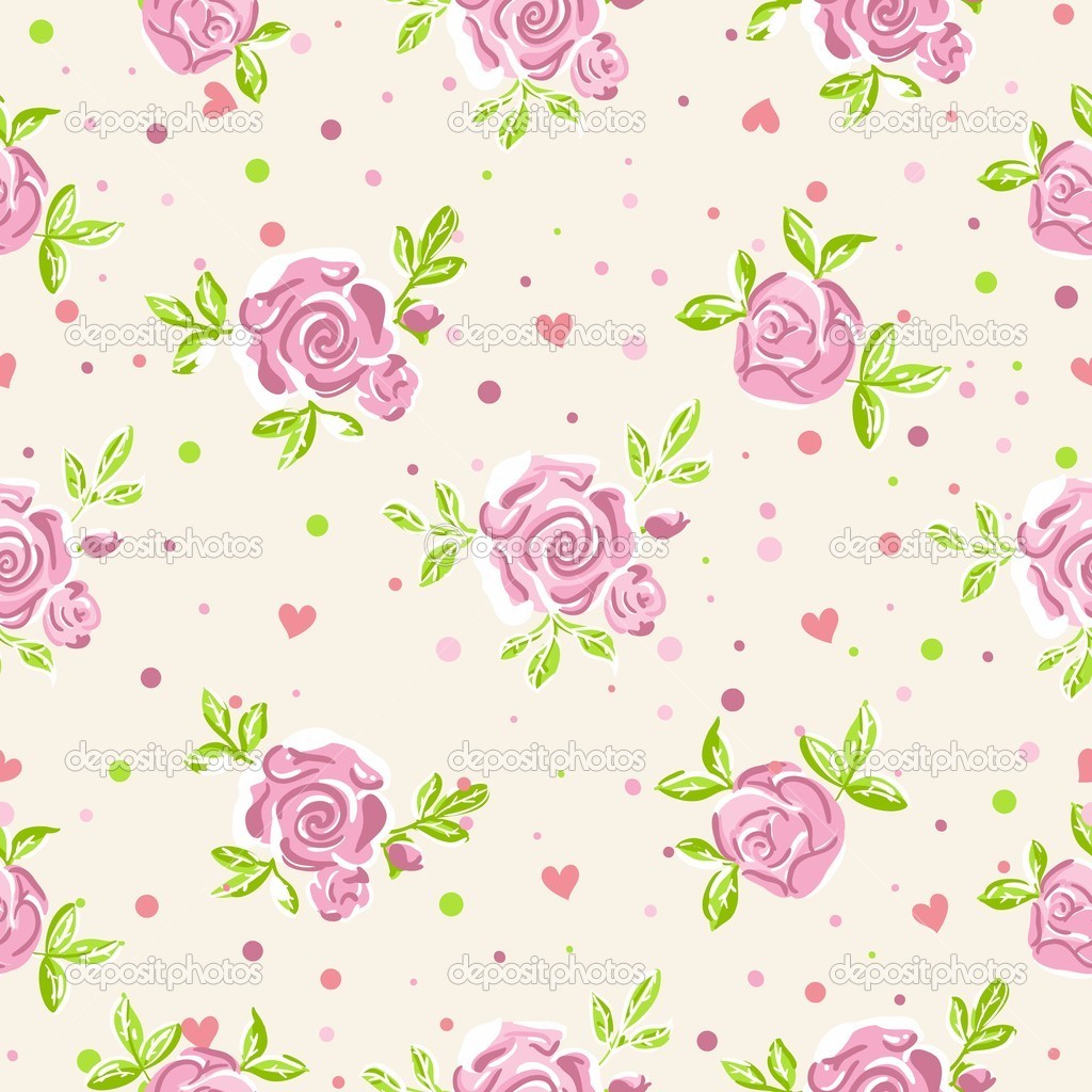 Rose Pattern Wallpaper Seamless roses wallpaper