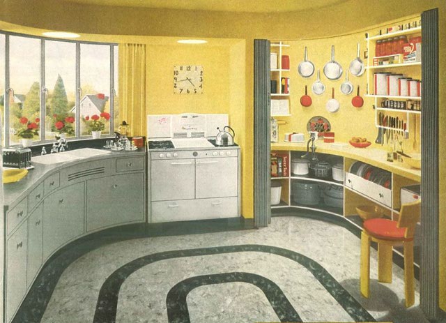 1940s Home Style Kitchen Decor