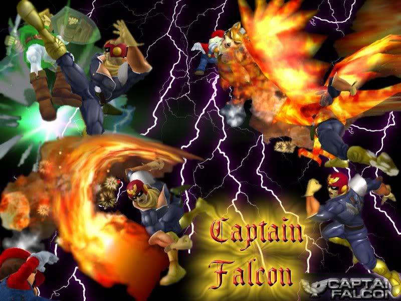 captain falcon wallpaper smash