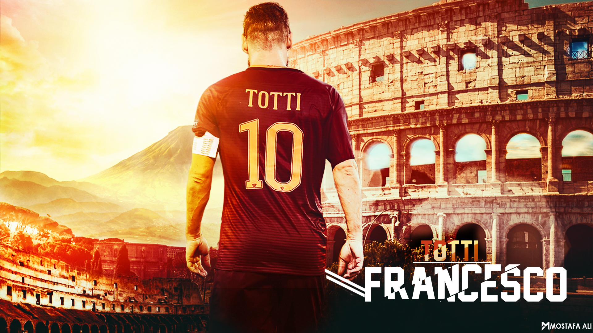 Francesco Totti Wallpaper By Mostafarock Desktop