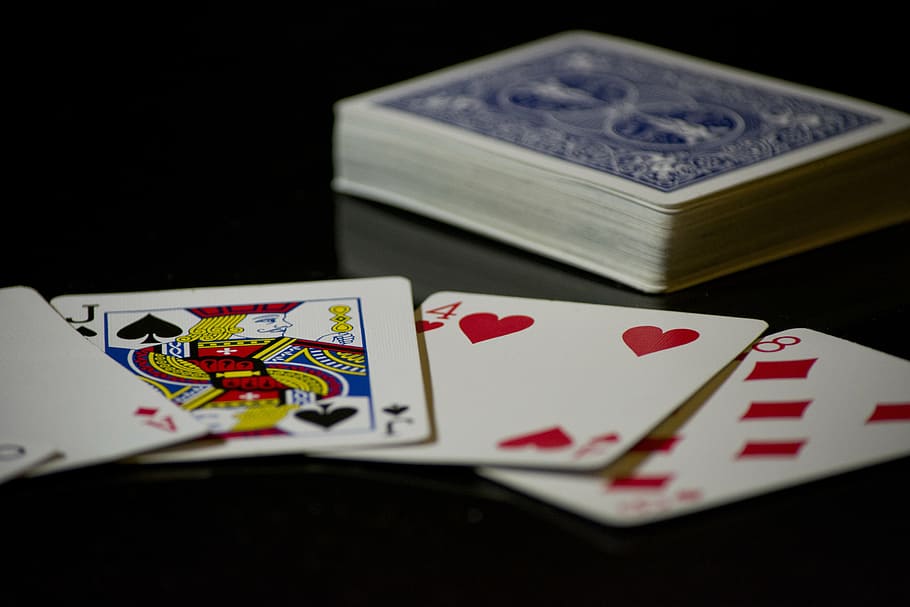HD Wallpaper Playing Cards On Surface Gamble Gambling Gambler