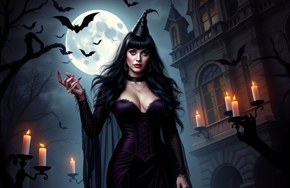 Elvira Mistress Of The Dark Wallpaper