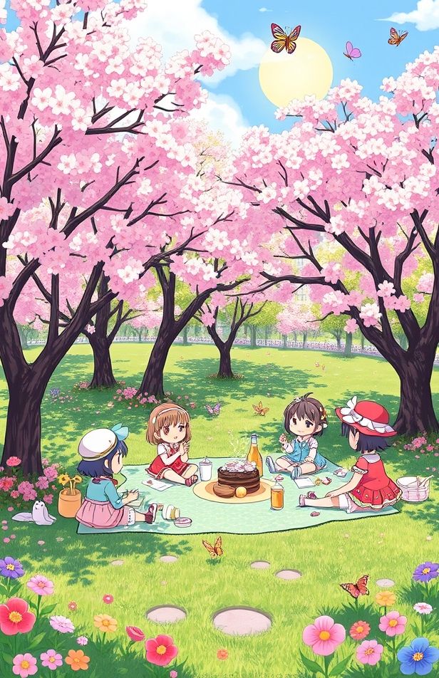 Gacha Life Spring Wallpaper