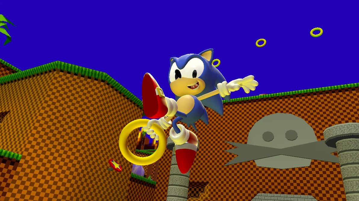 Classic Sonic Screenshot By Nictrain123