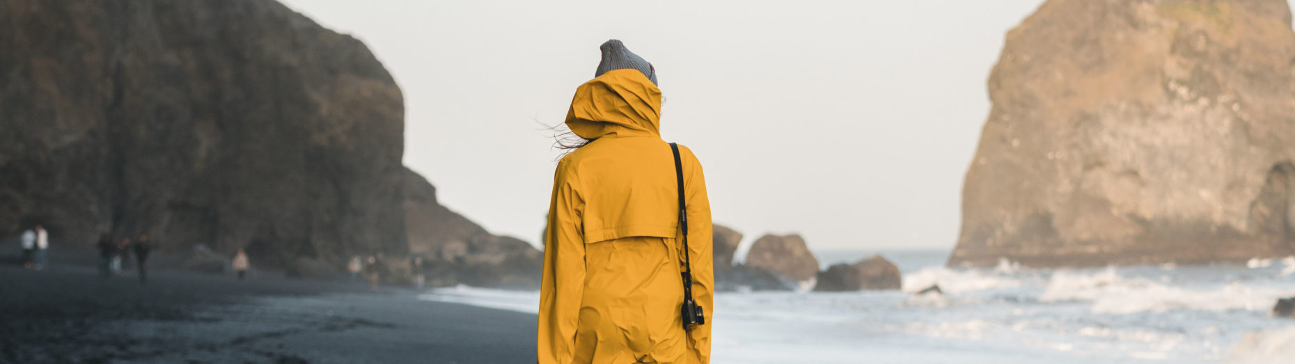 Yellow Raincoat And Wallpaper Super