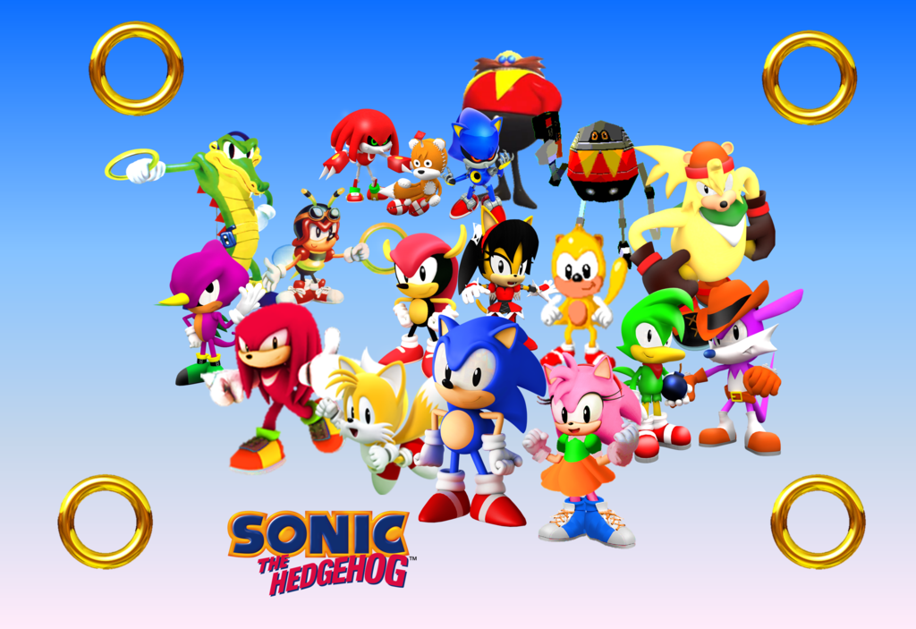 Classic Sonic Wallpaper And His Gang