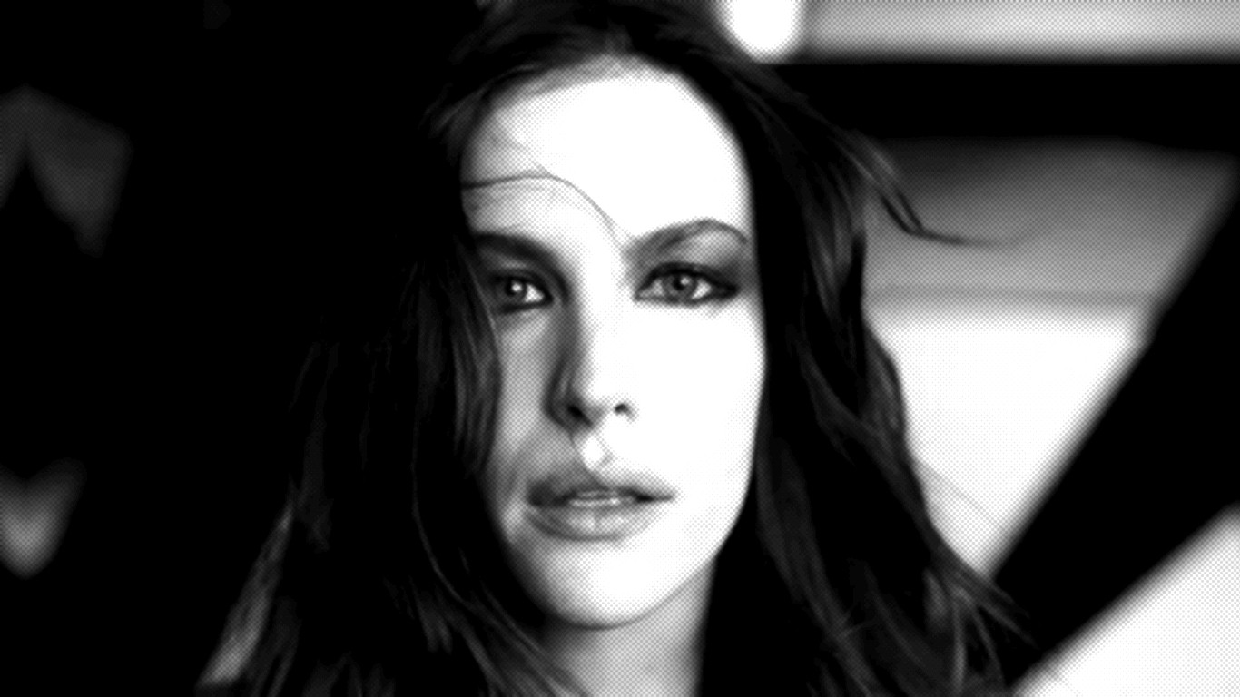 Woman Black And White Liv Tyler