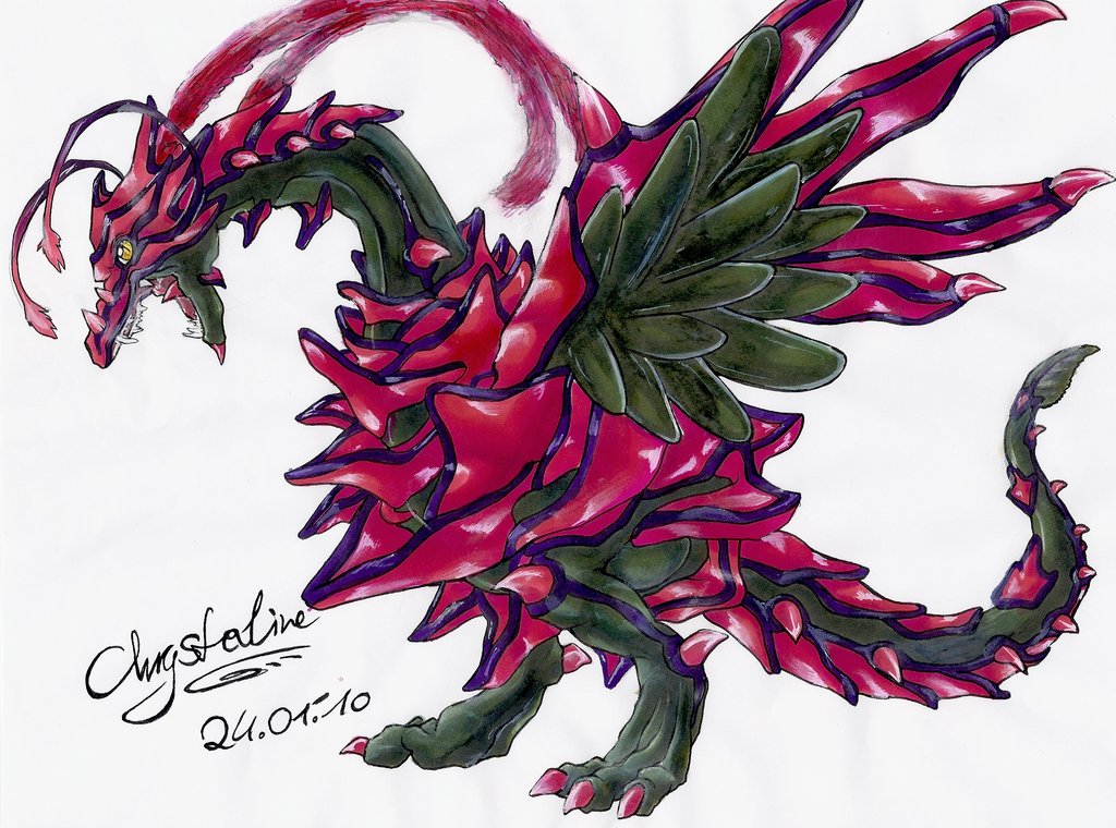 Black Rose Dragon Modified By Kazelyn