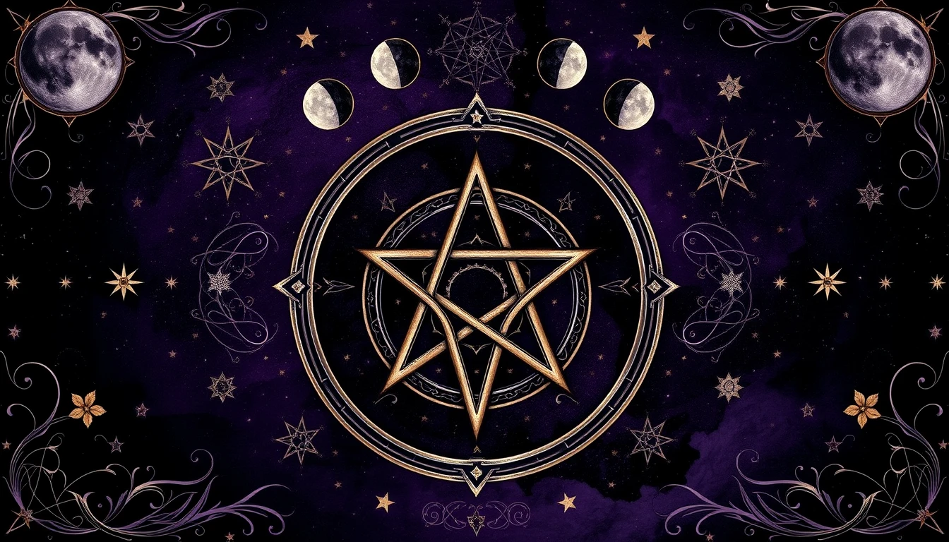 Wiccan Pentagram Wallpaper