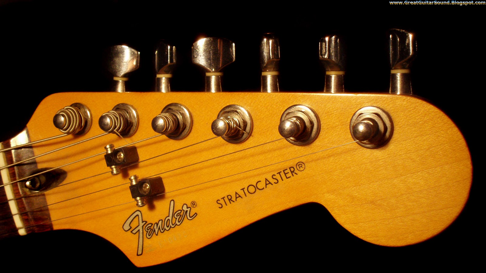 Guitar Headstock Tuners Black Widescreen Great Sound