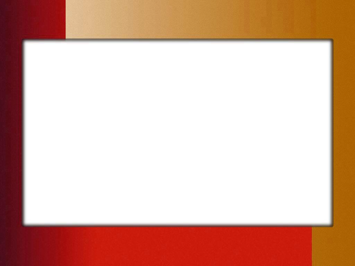 Two Tone Frame Red Powerpoint Background Template By Misspowerpoint