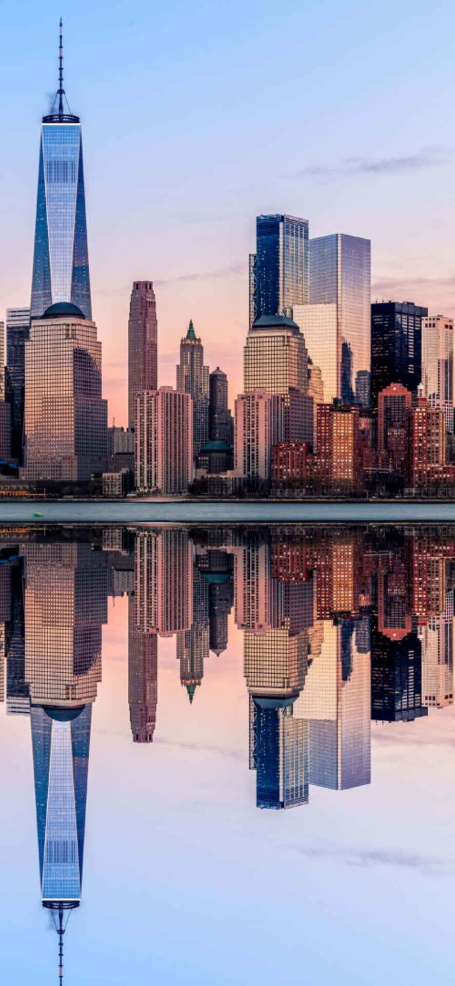 Stunning Of New York City Skyline Captured On iPhone X Wallpaper
