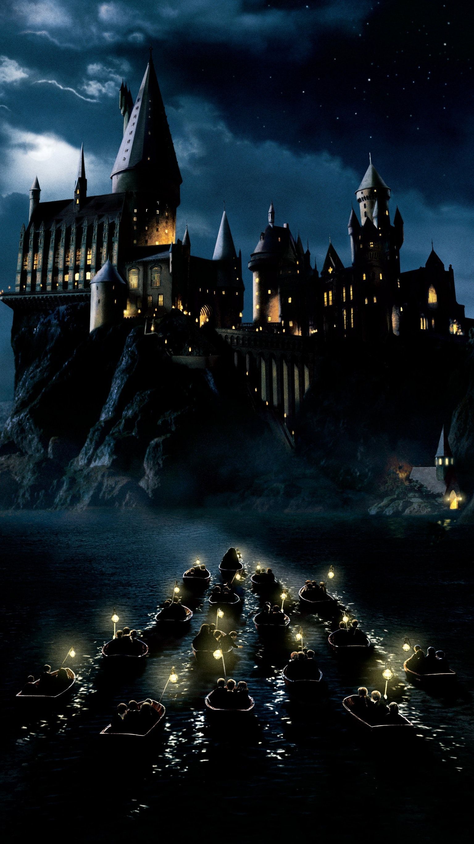 Download Christmas At Hogwarts Tree Wallpaper | Wallpapers.com