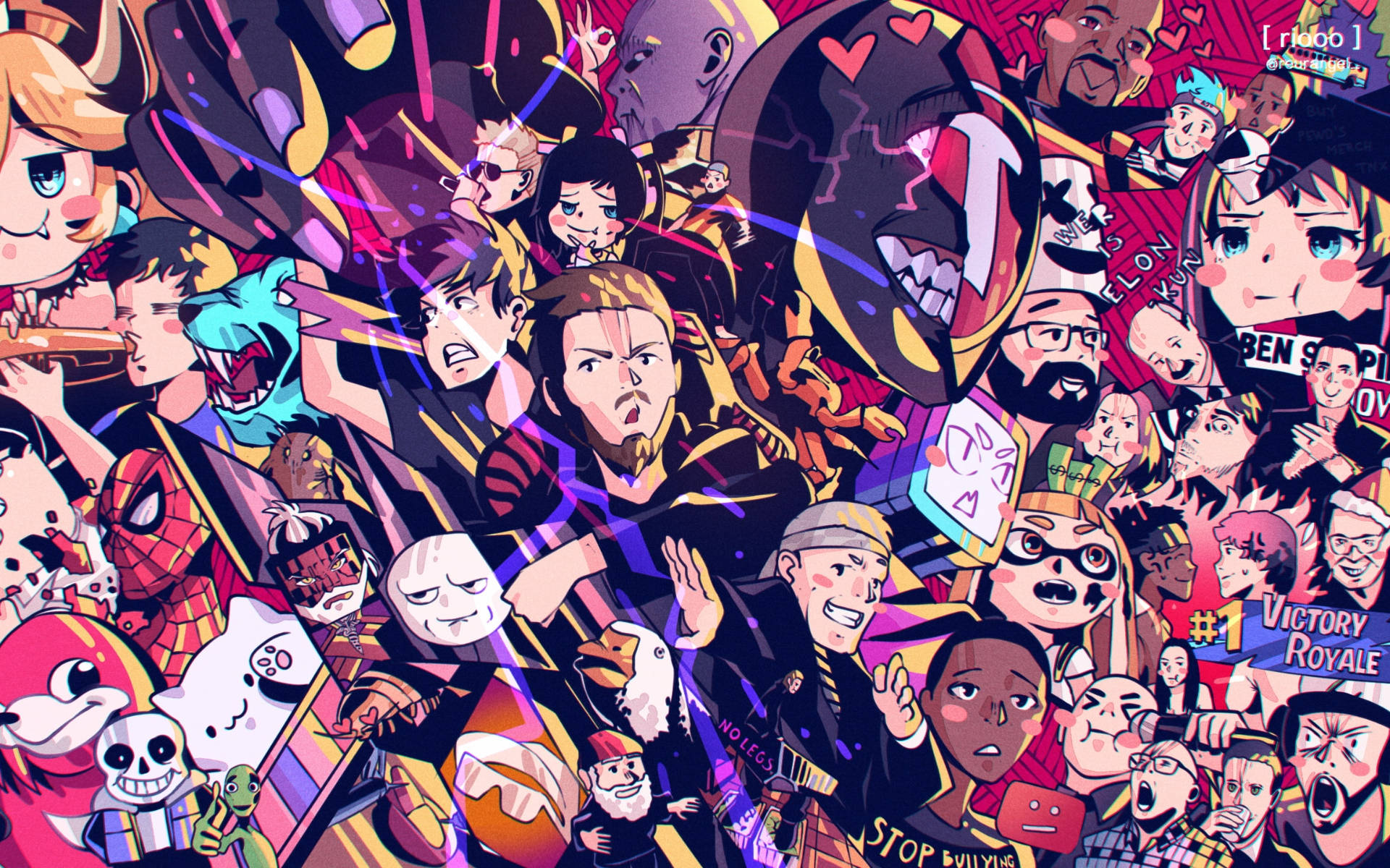 En Meme Faces Anime Wallpaper