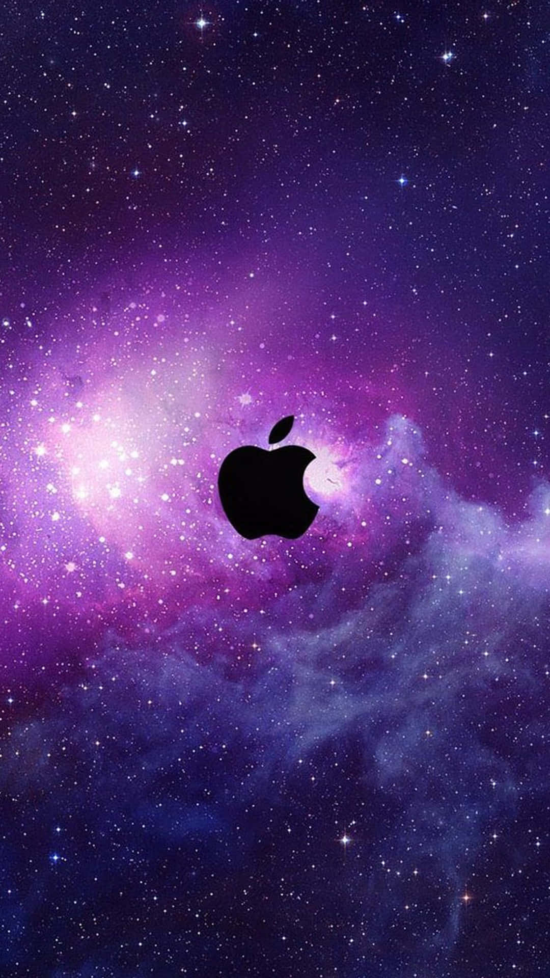 Purple Galaxy Amazing Apple HD iPhone Wallpaper