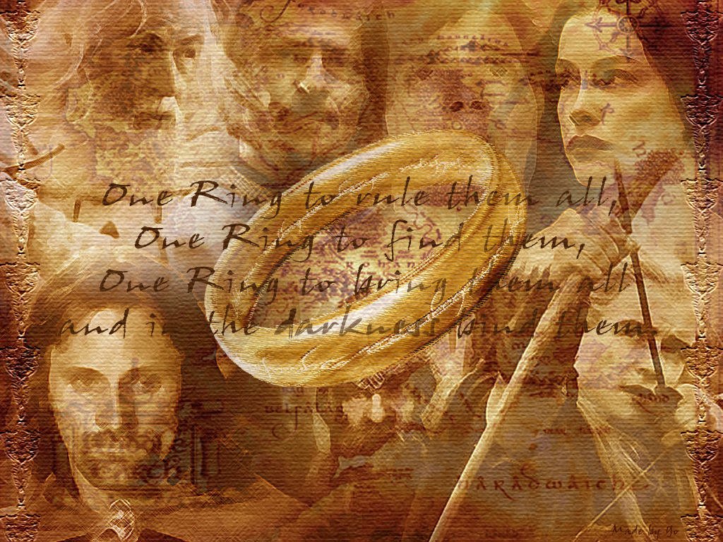 The One Ring Lord Of Rings Wallpaper