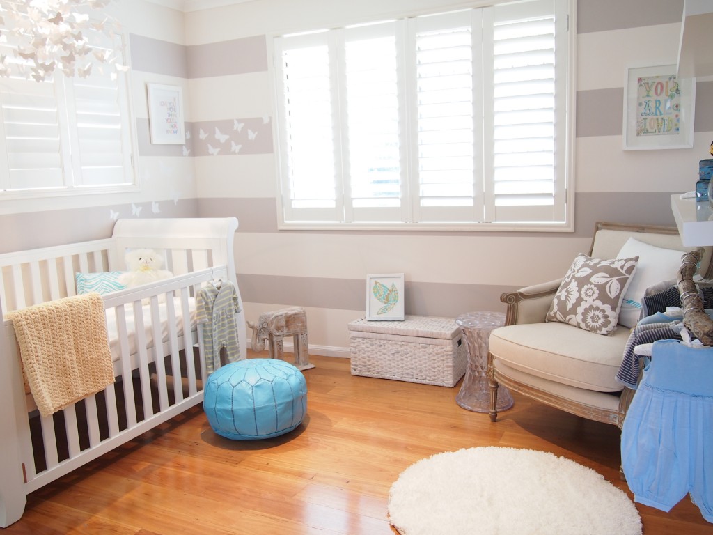Striped Baby Room