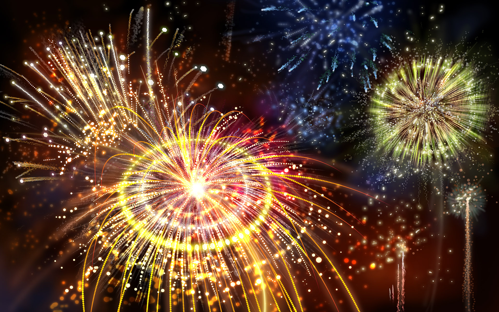 Fireworks Wallpaper World Collection