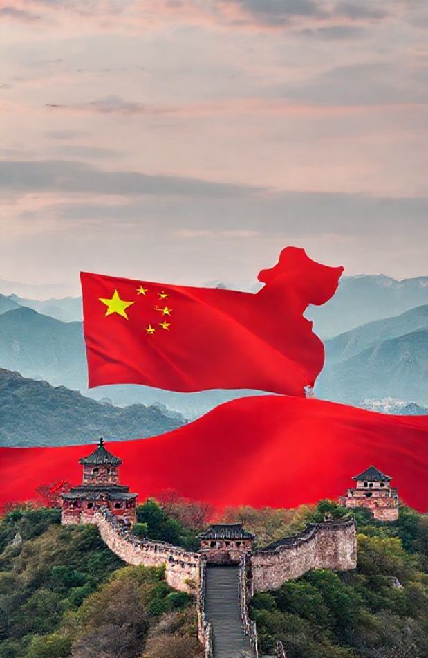 China Flag Wallpaper