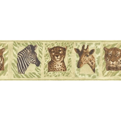 Cheetah Print Wallpaper Border