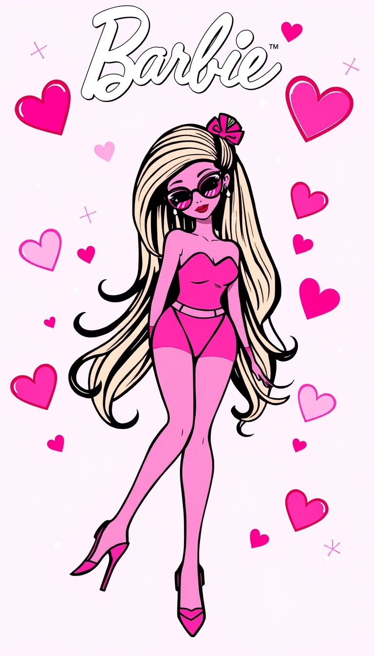 Barbie Pink Background