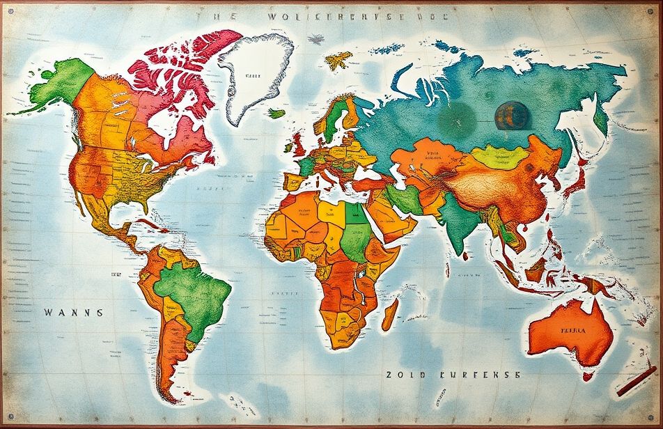 World Map Wallpaper High Resolution
