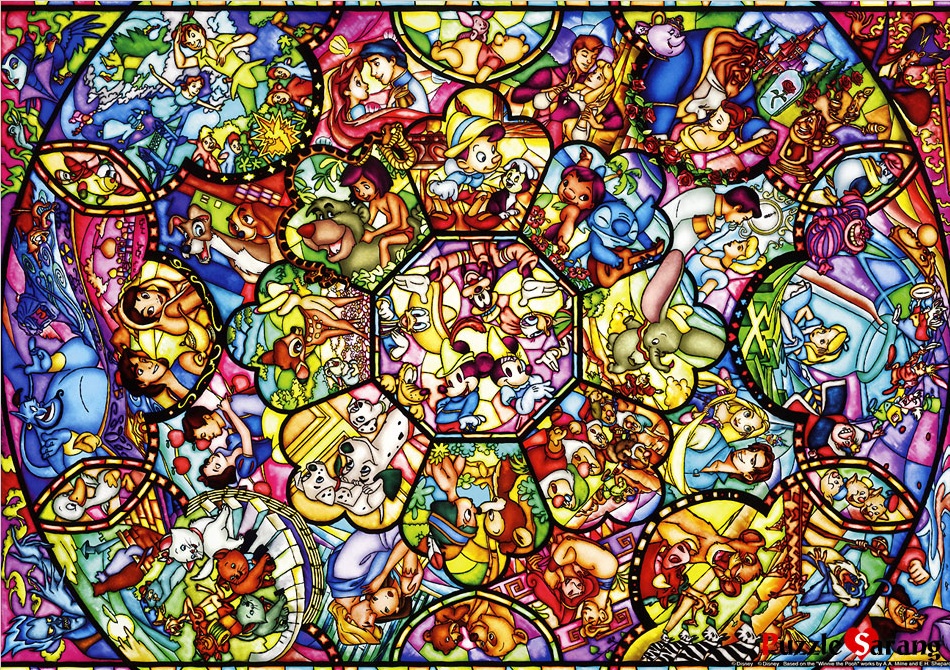50+] Disney Stained Glass Wallpaper - WallpaperSafari