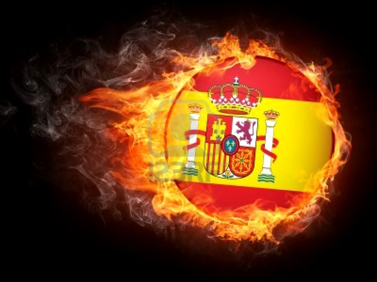 Graafix Spot Wallpaper Flag Of Spain