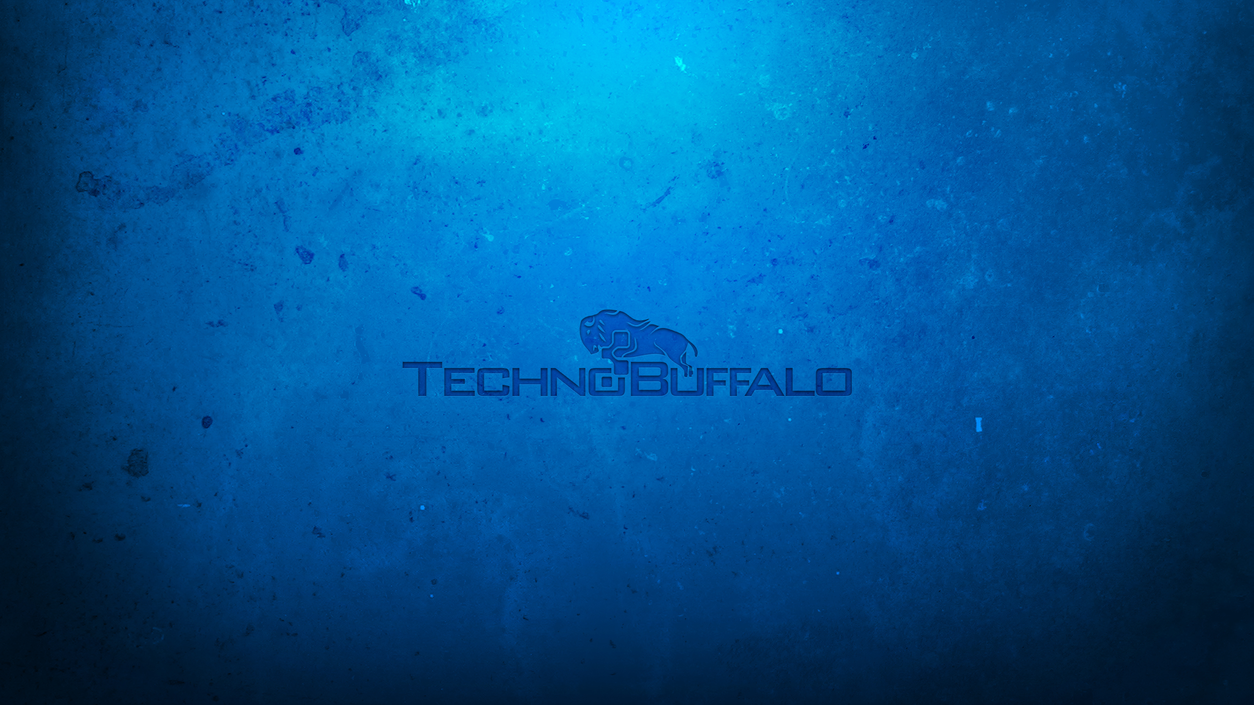 Blue Technobuffalo Wallpaper