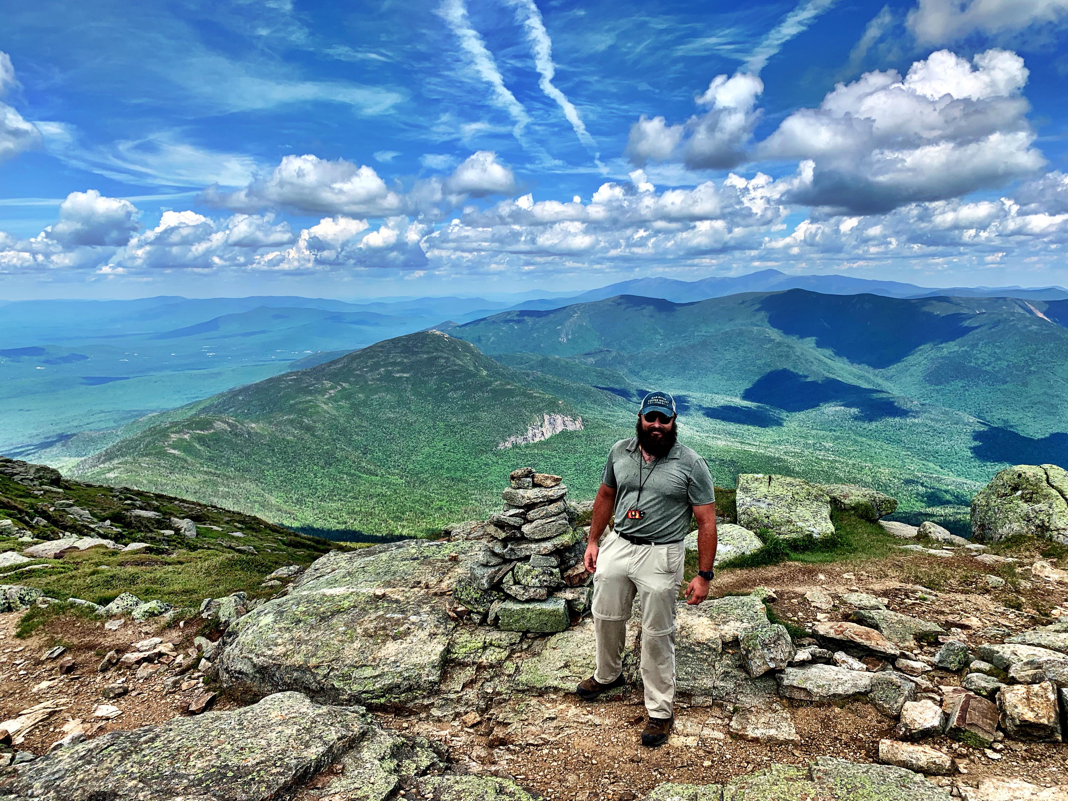 Mount Lafayette With Garfield In The Background White