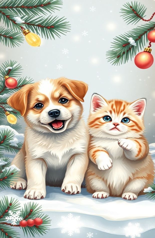 Winter Pet Wallpaper