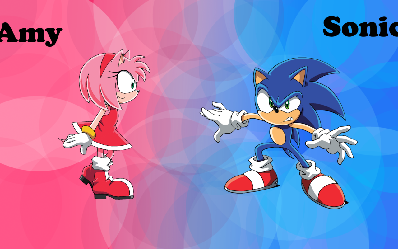 Sonic And Amy Wallpaper