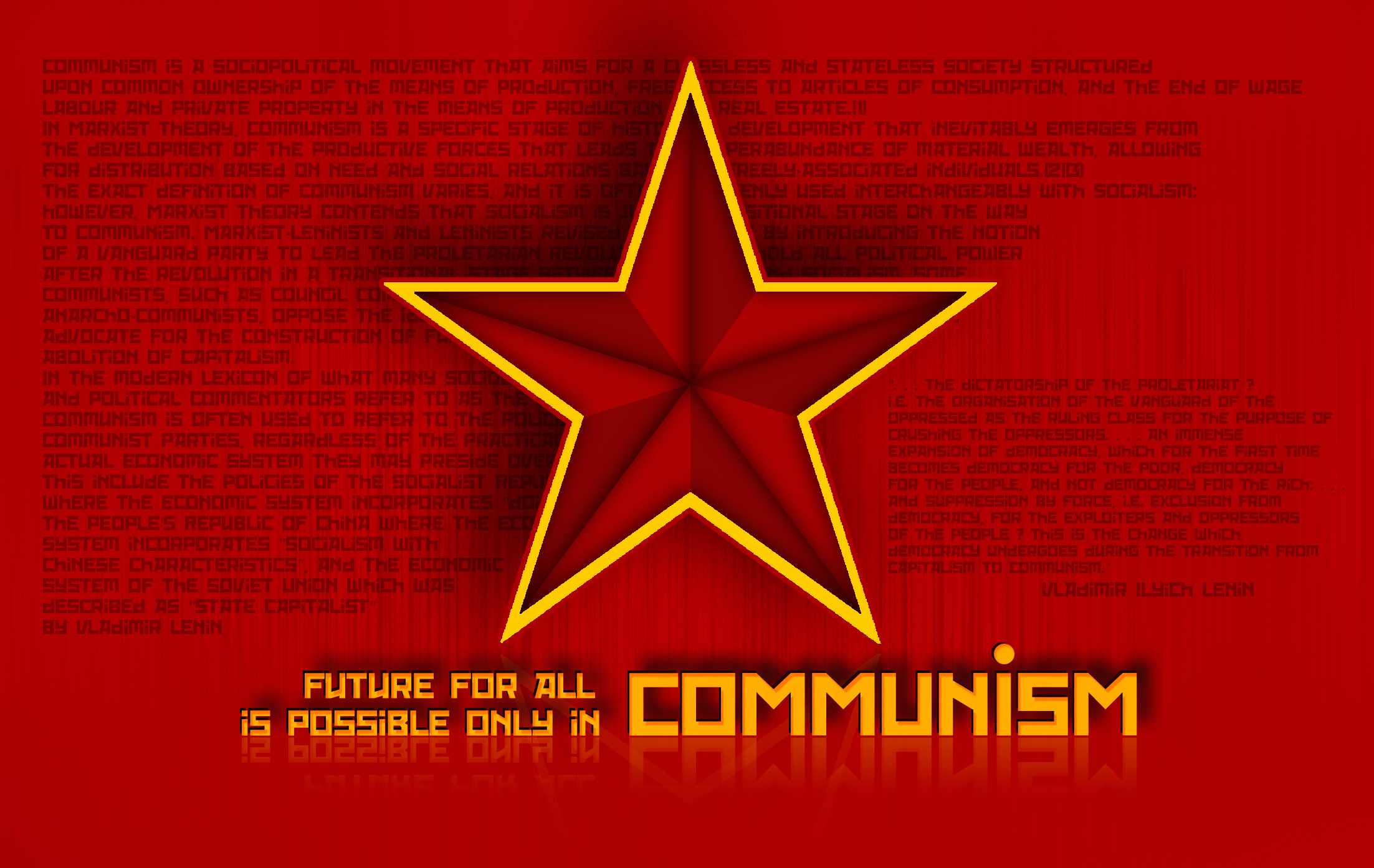 Man Made Communism Wallpaper