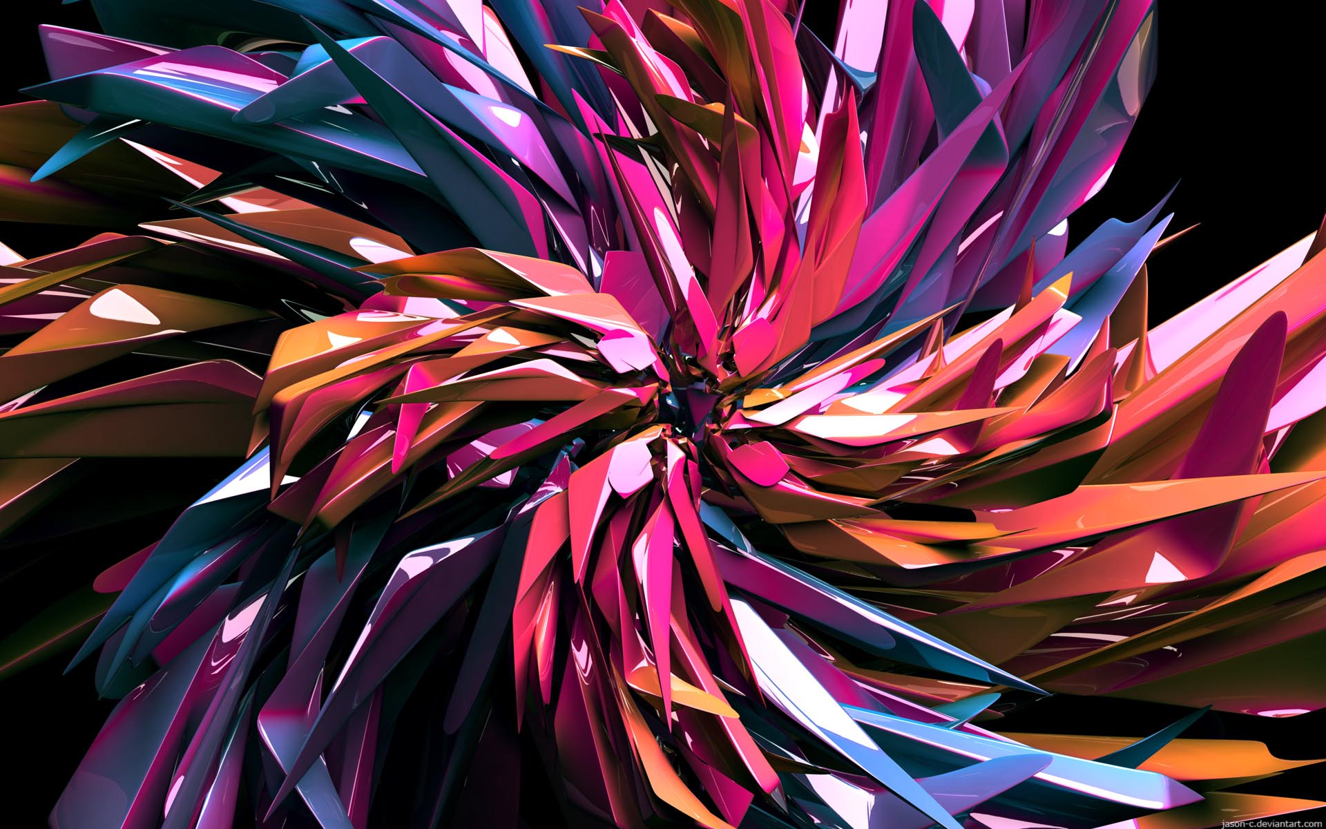 Desktop Abstract Anime Wallpaper HD