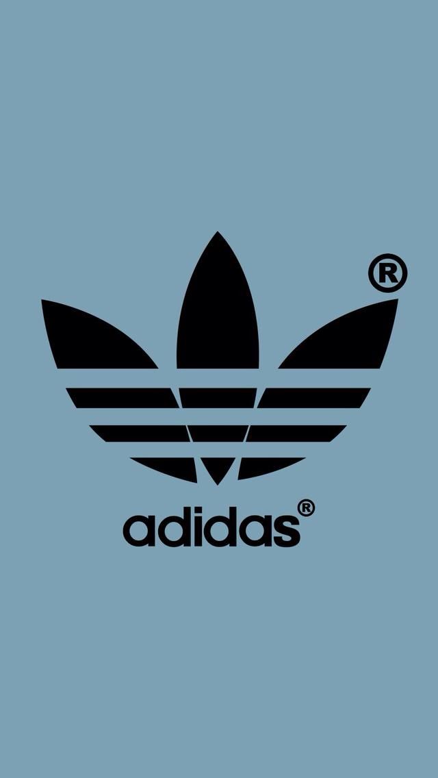 Blue Adidas Logo Wallpaper