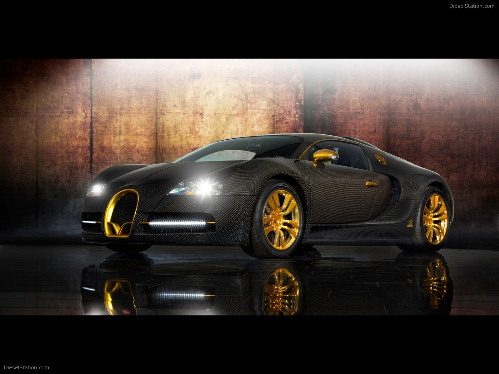 Mansory Bugatti Veyron Linea Vincero Doro Exotic Car